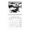 Moomin 2024 Wall Calendar Black and White Putinki 30 x 30 cm