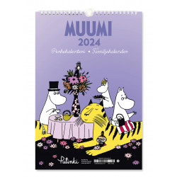 Moomin 2024 Family Calendar Putinki 23 x 34 cm