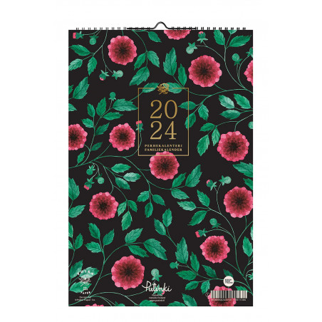 Polka Paper 2024 Family Calendar Putinki  23 x 34 cm