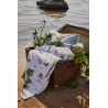 Moomin Duvet Cover Pillow Case Beach Moomin Grey Green 150 x 210 cm 50 x 60 cm  organic Cotton Finlayson
