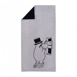 Moomin Bath Towel 70x140cm Moominpappa Grey