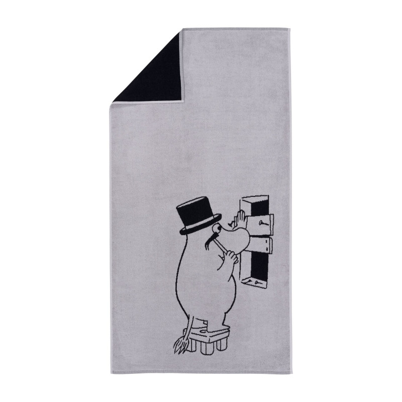 Moomin Bath Towel 70x140cm Moominpappa Grey