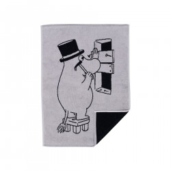 Moomin Hand Towel 50x70cm Moominpappa Grey