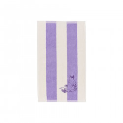 Moomin Hand Towel 30x50cm Snorkmaiden Purple Stripe