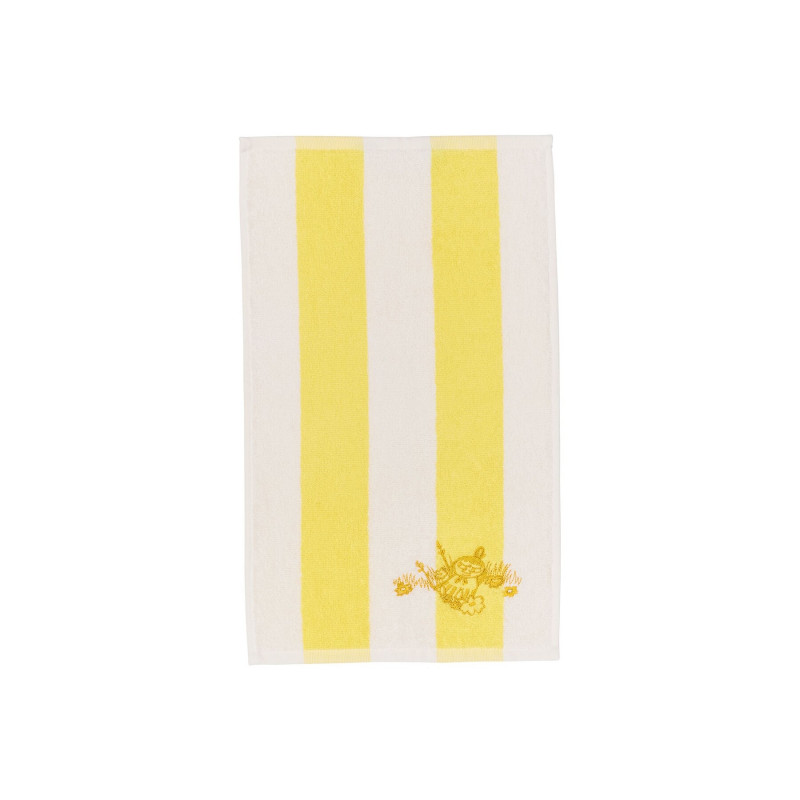 Moomin Hand Towel 30x50cm Little My Yellow Stripe