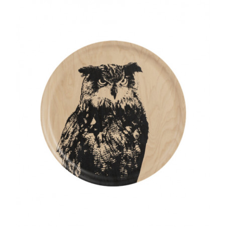 Nordic Birch Round Tray 35 cm Eagleowl