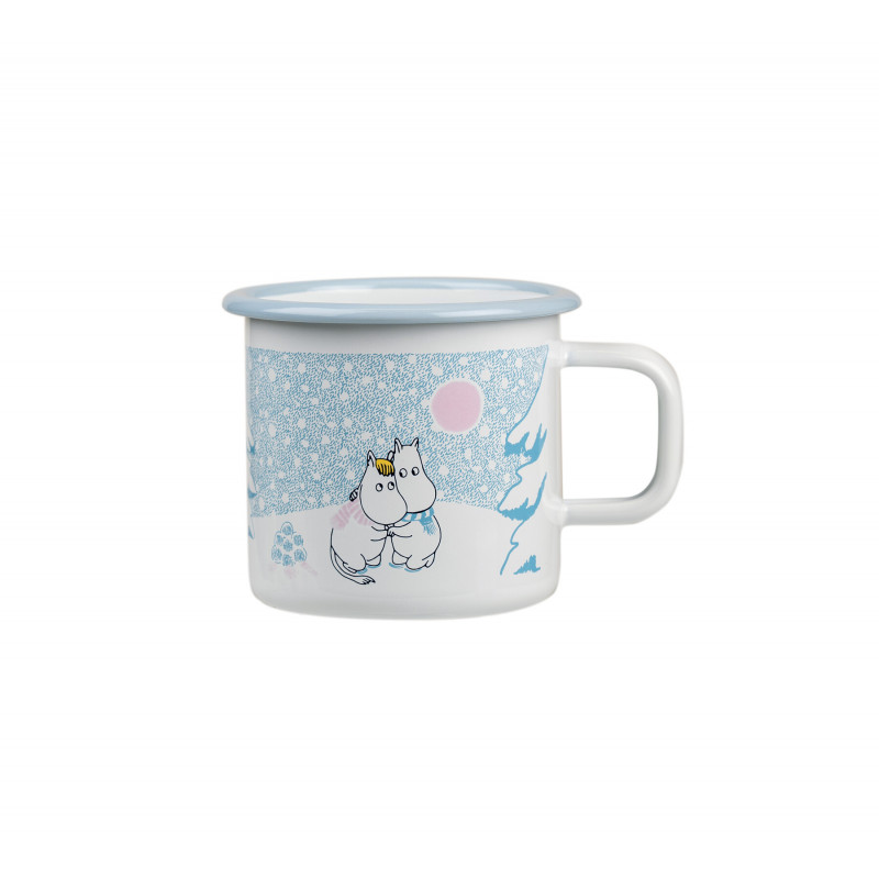 Moomin Enamel Mug Let It Snow 0.37 L