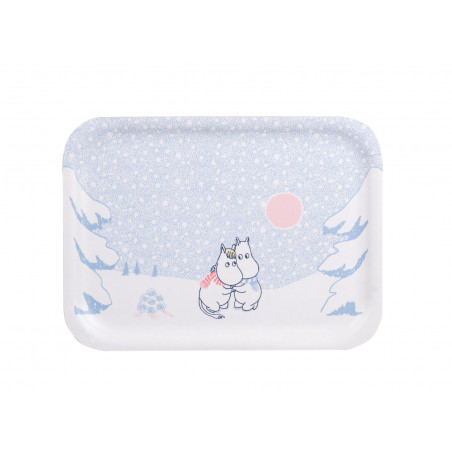 Moomin Tray Let It Snow 27 x 20 cm