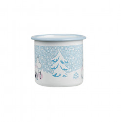 Moomin Enamel Mug Let It Snow 0.37 L OUTLET 20%