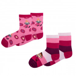 Moomin Flower My Socks 2-Pack Magenta