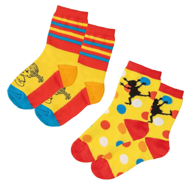 Pippi Longstocking Pippi Socks 2Pack Yellow