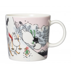 Moomin Seasonal Mug Sliding Downhill Winter 2023 0.3 L Arabia