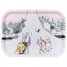 Moomin Birch Tray Winter Sliding Downhill Arabia 2023 20 x 27 cm