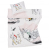 Moomin Duvet Cover Pillowcase Set 150 x 210cm Winter Sliding Arabia