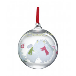 Moomin Christmas Ball Happy Holidays 9 cm