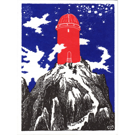 Moomin Greeting Card Letterpressed Observatory Putinki