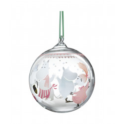 Moomin Christmas Ball Festive Spirits  9 cm
