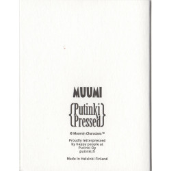 Moomin Greeting Card Letterpressed Observatory Putinki