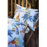 Moomin Duvet Cover Set Fairytale Turquoise Orange 150 x 210 cm 50 x 60 cm GOTS OUTLET