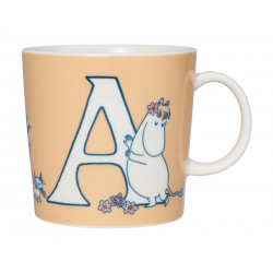 Moomin Large ABC Mug 0.4 L Alphabet A 2023