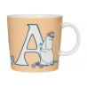 Moomin Large ABC Mug 0.4 L Alphabet A 2023