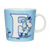 Moomin Large ABC Mug 0.4 L Alphabet F 2023