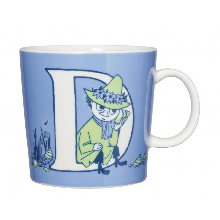 Moomin Large ABC Mug 0.4 L Alphabet D 2023