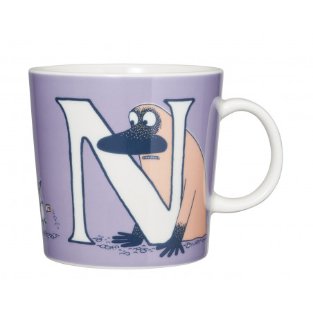 Moomin Large ABC Mug 0.4 L Alphabet N 2023