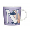 Moomin Large ABC Mug 0.4 L Alphabet N 2023