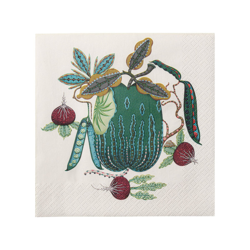 Iittala Taika Paper Napkin 33 x 33 cm Sato Green