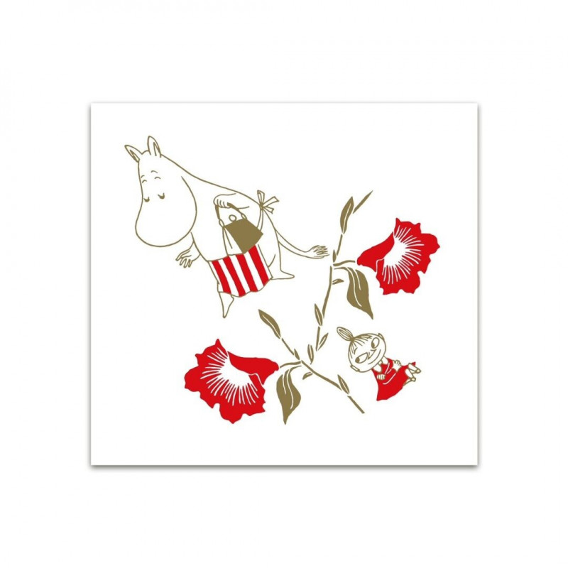 Moomin Napkins Teaparty Flower 33 x 33 cm 20 pcs