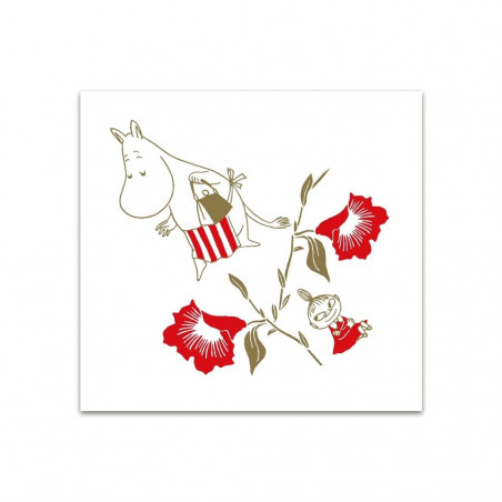 Moomin Napkins Teaparty Flower 33 x 33 cm 20 pcs