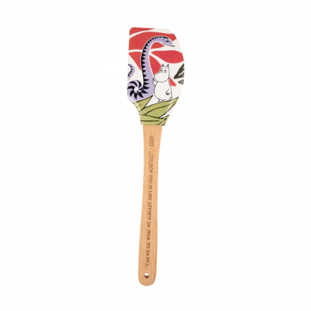 Moomin Jungle Spatula Silicone Wooden Handle M