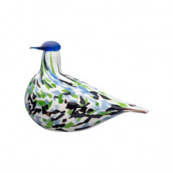 Birds by Toikka Annual Bird 2024 Alder Thrush Lepparastas Blue 210 x 135 mm 