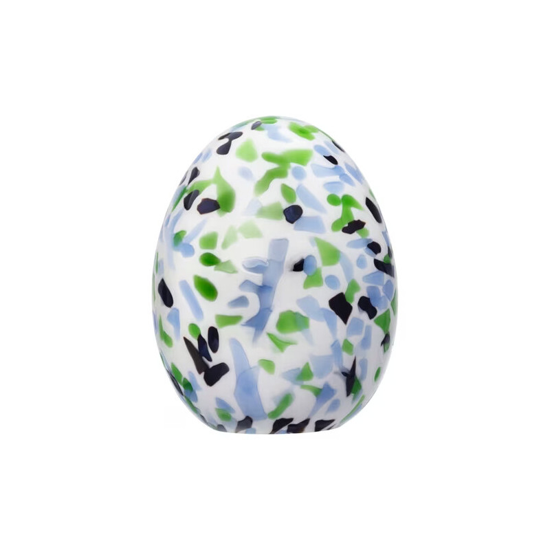 Birds by ToikkaAlder Thrush Lepparastas  Blue Annual Egg 2024 90 x 130 mm