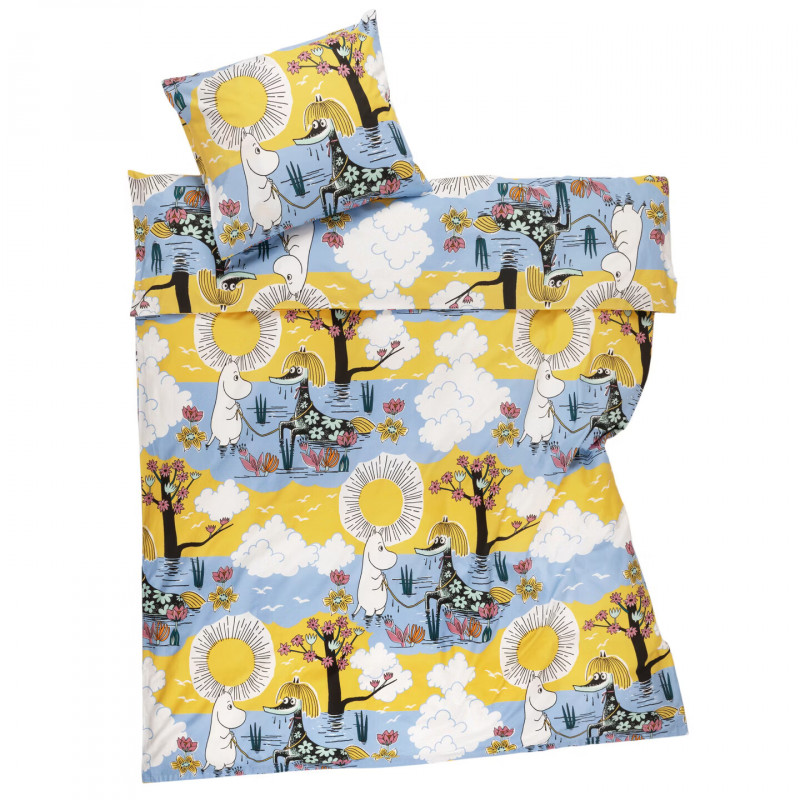 Moomin Duvet Cover Pillowcase Set 150 x 210 cm Primadonna
