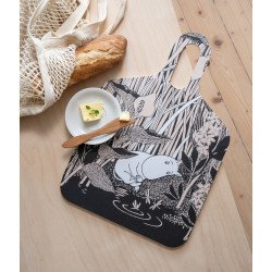 Moomin Chop and Serve Board Birch Veneer The Pond 30 x 44 cm