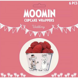 Moomin Cupcake Wrappers Muddler and Fuzzy's Wedding