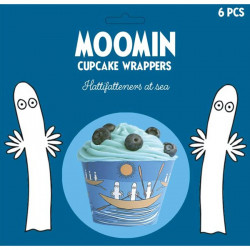 Moomin Cupcake Wrappers Hattifatteners at Sea