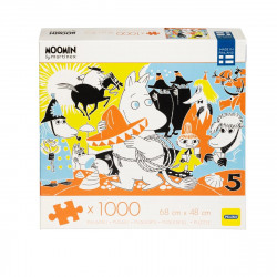Moomin Jigsaw Puzzle 1000 Pieces Comic Book Cover 5