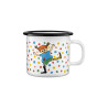 Pippi Longstocking Enamel Mug Hoppsansa 0.25 L