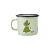 Moomin Enamel Mug 0.25 L Snufkin Green