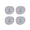 Moomin R-PET Coasters Sailors 4-Pack 11 x 10 cm