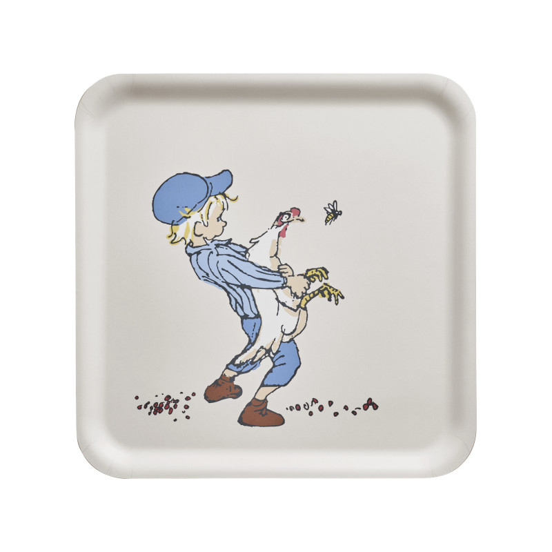 Emil of Lonneberga Cluck Cluck Tray 33 x 33 cm