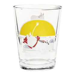 Moomin Tumbler Drinking Glass Arabia Evening Swim 22 cl