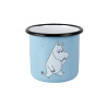 Moomin Enamel Mug Retro Moomintroll Light Blue 0.25 L