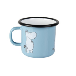 Moomin Enamel Mug Retro Moomintroll Light Blue 0.25 L