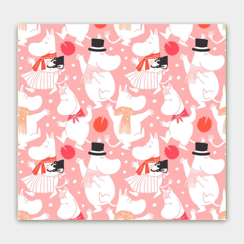 Moomin Celebration Pattern Napkins 33 x 33 cm Optodesign