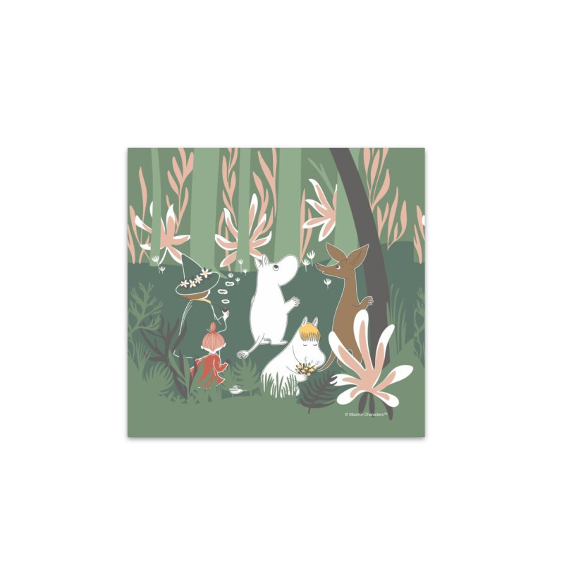 Moomin Napkins Forest Green 33 x 33 cm 20 pcs