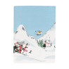 Moomin Arabia Winter Ski Jumping Kitchen Towel 50 x 70 cm